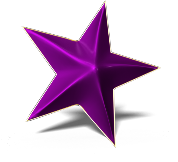 Star 3d Lila Golden Frame Glossy - Pledge Of Allegiance High Resolution Clipart (591x591), Png Download