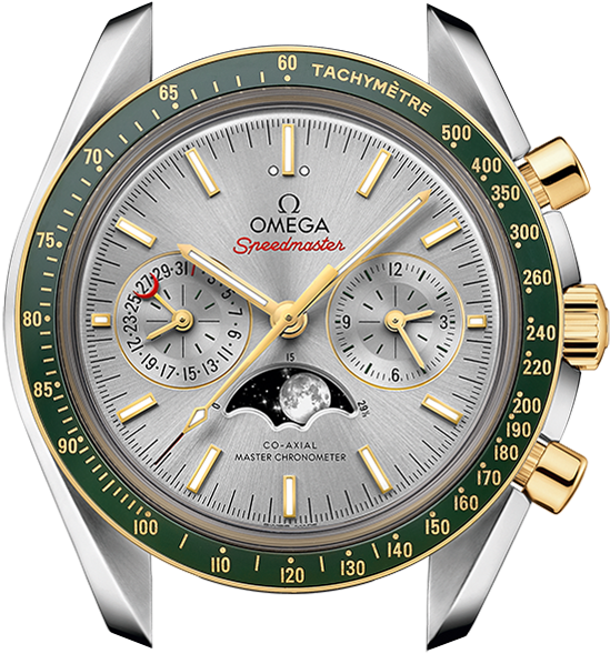 Moonphase Watch Grey Dial Clipart (680x1040), Png Download