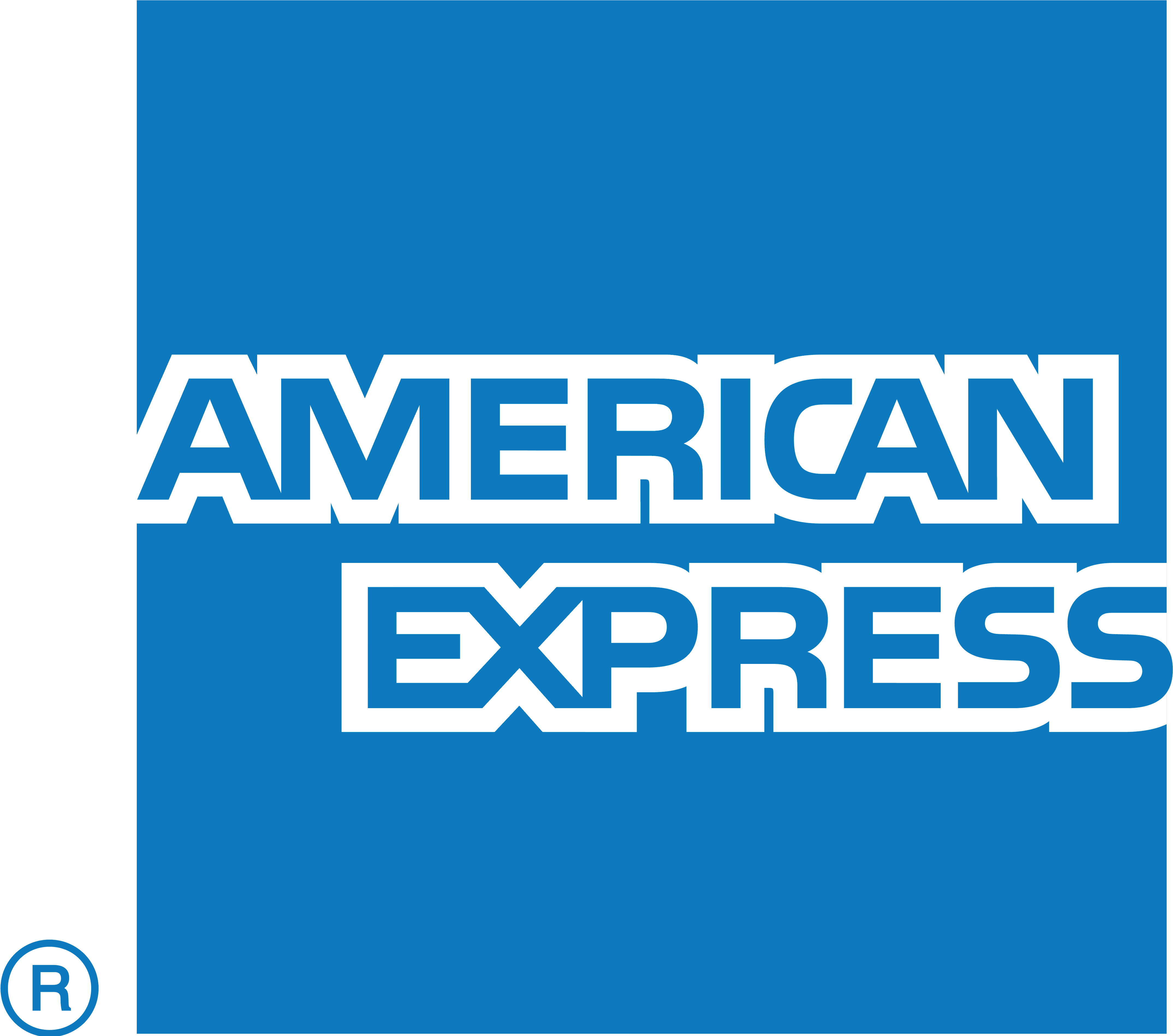 American Express Logo, Blue, One Color - American Express Logo Solid Clipart (4600x3800), Png Download