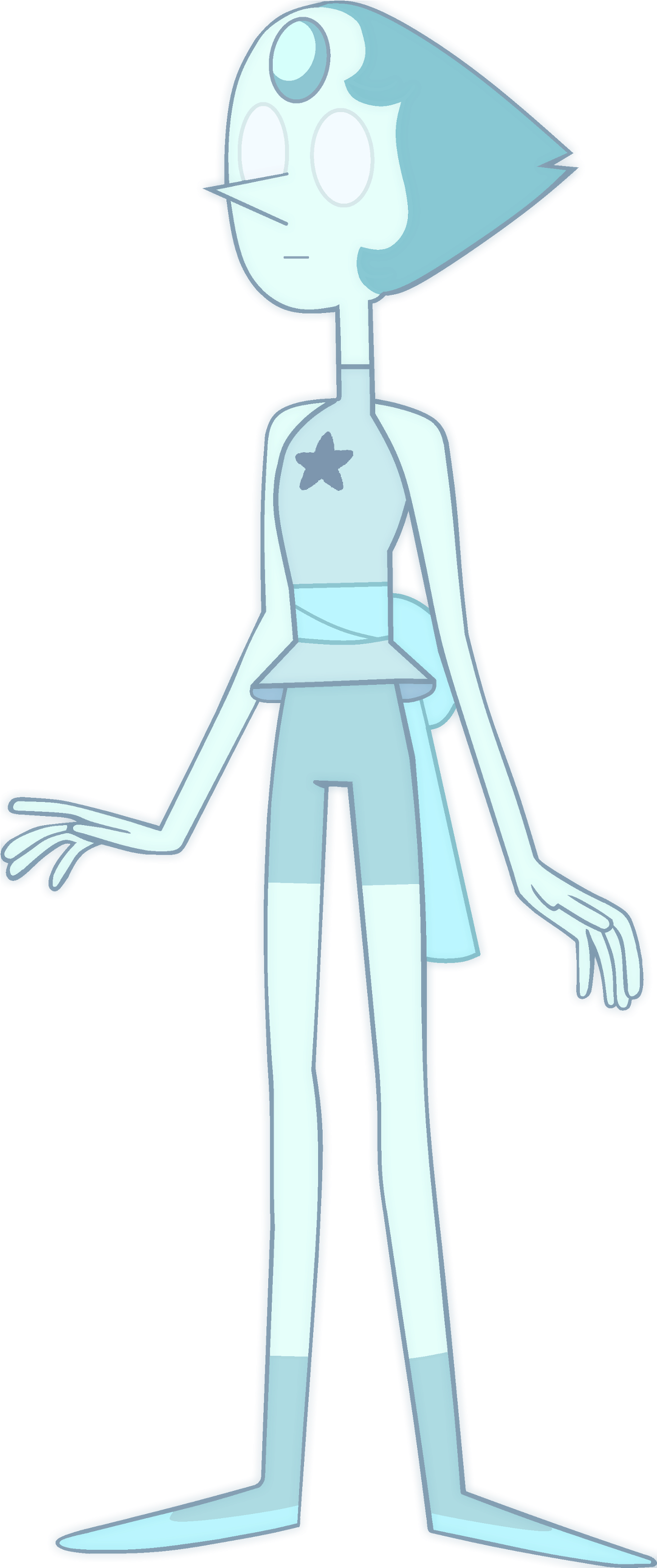 Holo-pearl - Steven Universe Holo Pearl Clipart (1902x3456), Png Download