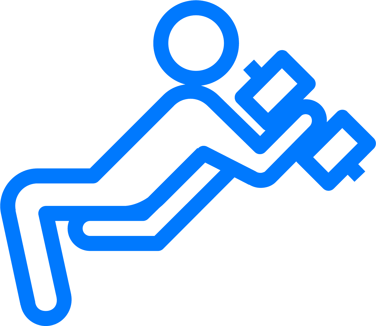 Fitness Svg Vector Icon - 國立 高雄 科技 大學 Clipart (1600x1600), Png Download