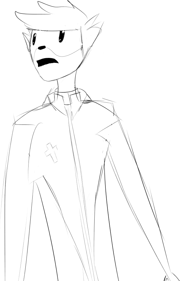 Shockedawe - Line Art Clipart (630x980), Png Download