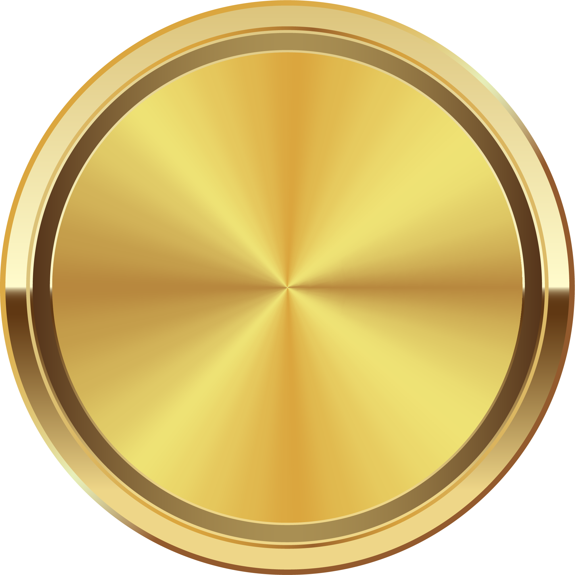 Clip Hay Brass Bronze - Golden Circle Png Transparent Png (2001x2001), Png Download