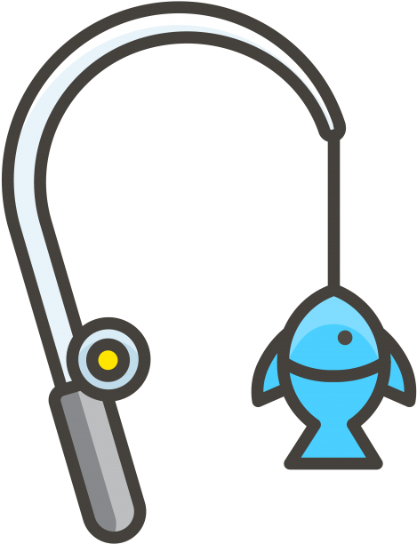 Fishing Pole Emoji Icon Clipart (866x650), Png Download