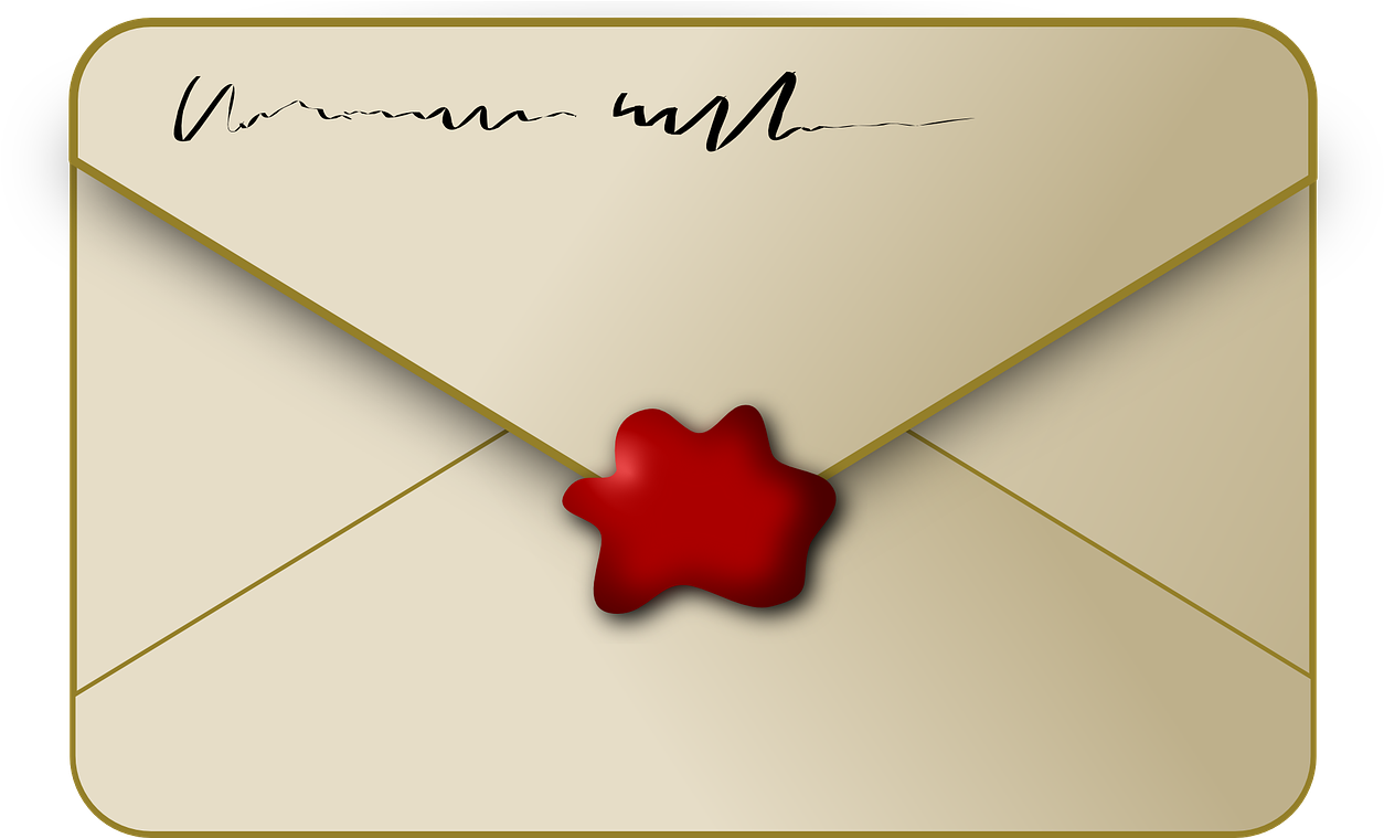 Envelope Sealed Wax Seal Png Image - Sealed Envelope Clipart Transparent Png (1280x776), Png Download