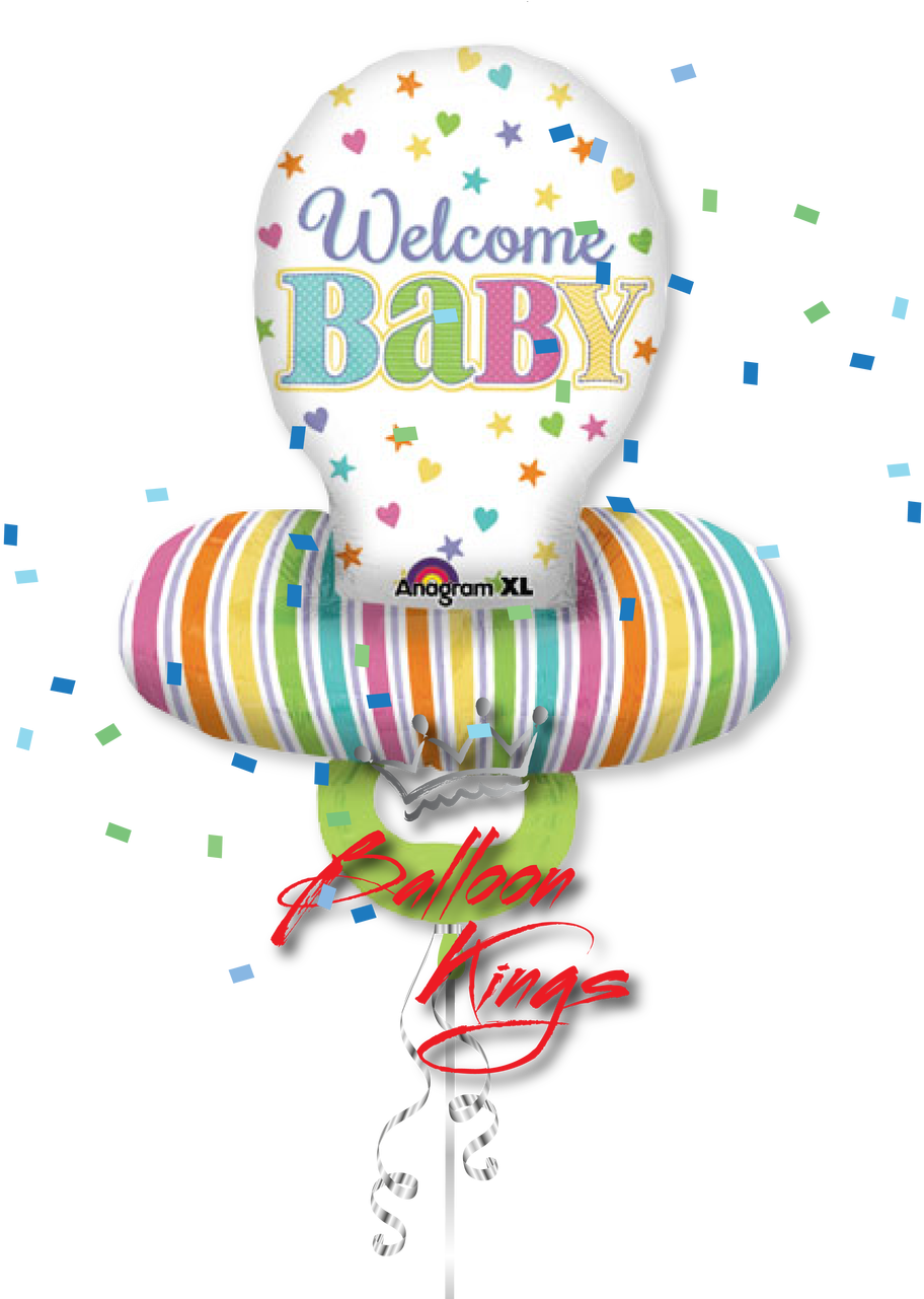 Ballon Welcome Baby , Png Download - Balloon Clipart (912x1281), Png Download