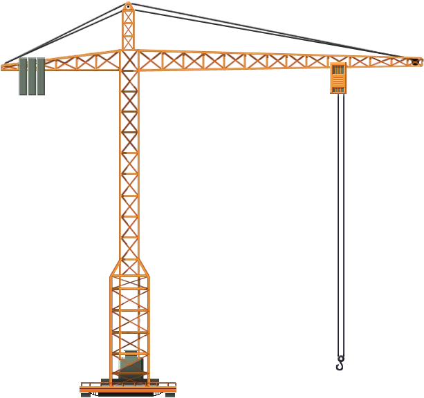 Crane Tower Png Clipart (613x576), Png Download