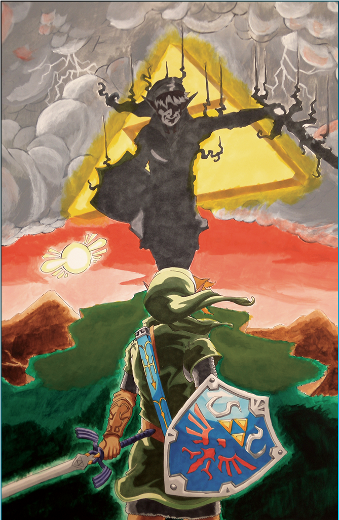 The Legend Of Zelda - Poster Clipart (1024x1024), Png Download