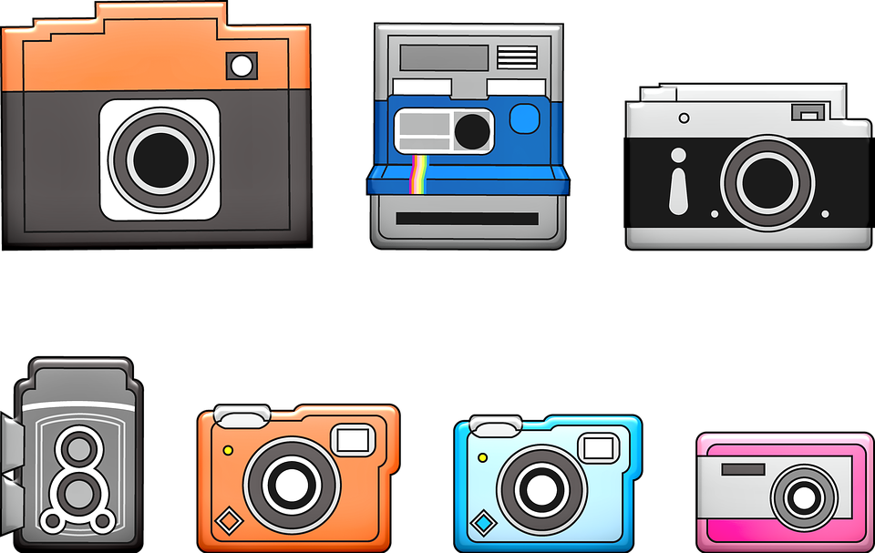 Camera, Vintage, Polaroid, Movie Camera, Photography - インスタント カメラ フリー 素材 Clipart (960x607), Png Download