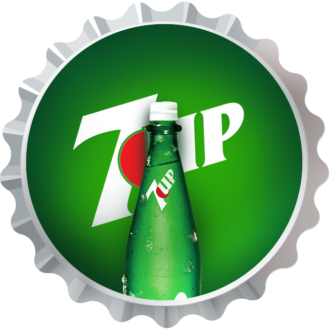 7 Up Bottle Cap , Png Download Clipart (644x644), Png Download