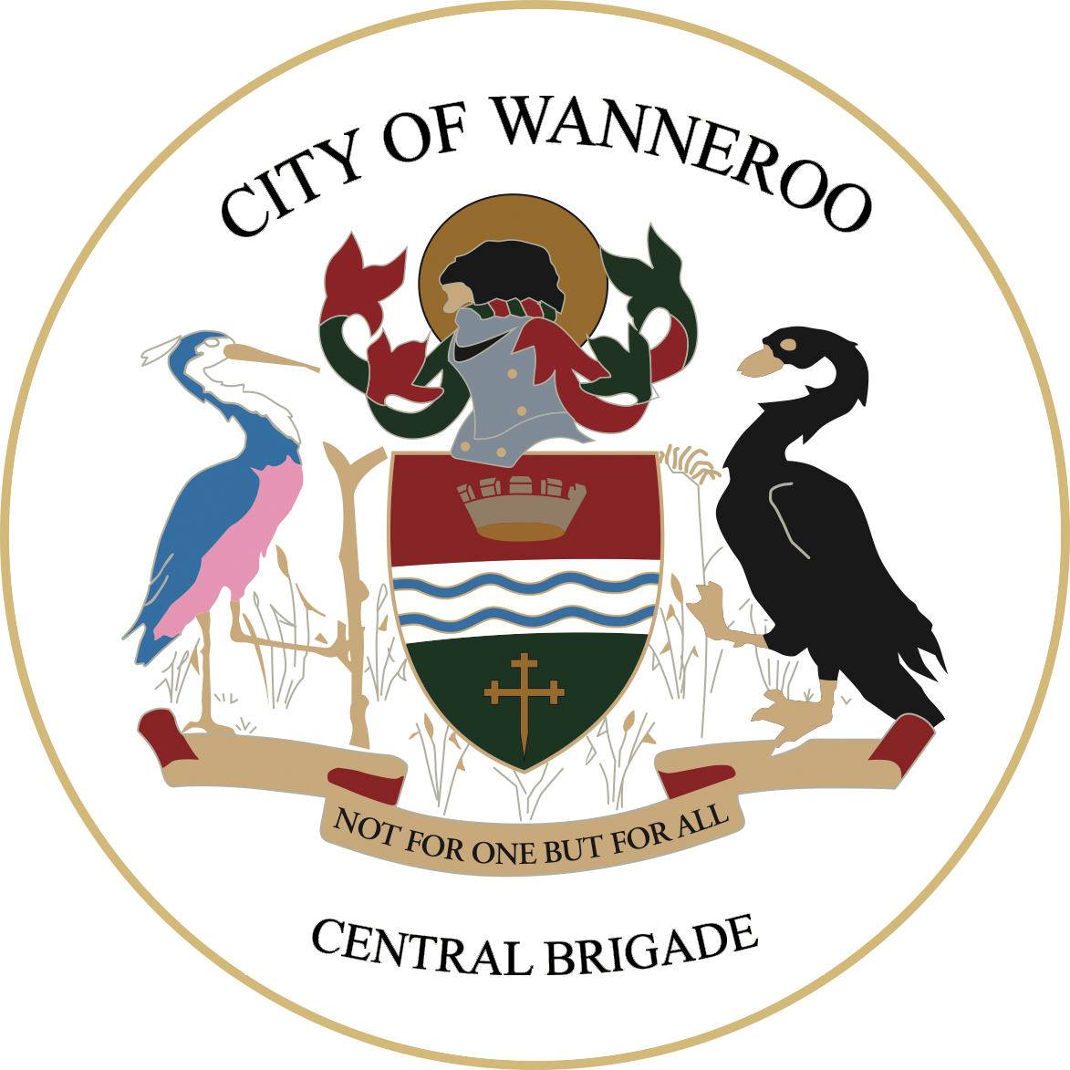 Wanneroo Volunteer Bush Fire Brigade Website Logo - Logo City Of Wanneroo Clipart (1173x1173), Png Download