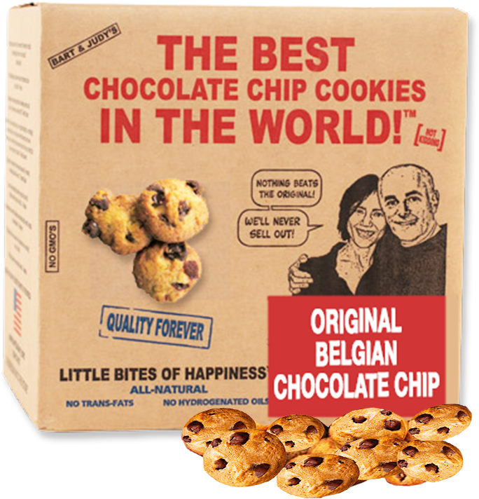 The Best Chocolate Chip Cookies In The World Not Kidding - Bart And Judy's Chocolate Chip Cookies With Nuts Image Clipart (684x712), Png Download