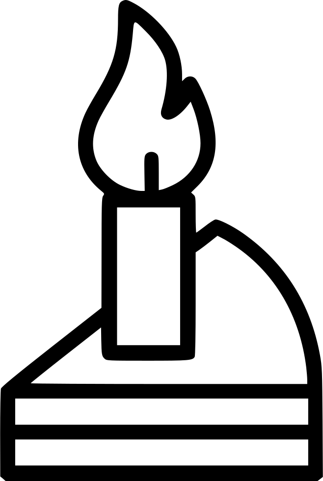 Birthday Cake Slice Comments Clipart (658x980), Png Download