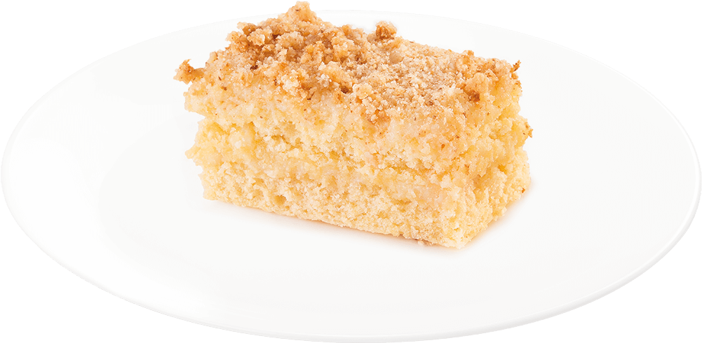 White Choc Coconut Slice - Snack Cake Clipart (1001x490), Png Download