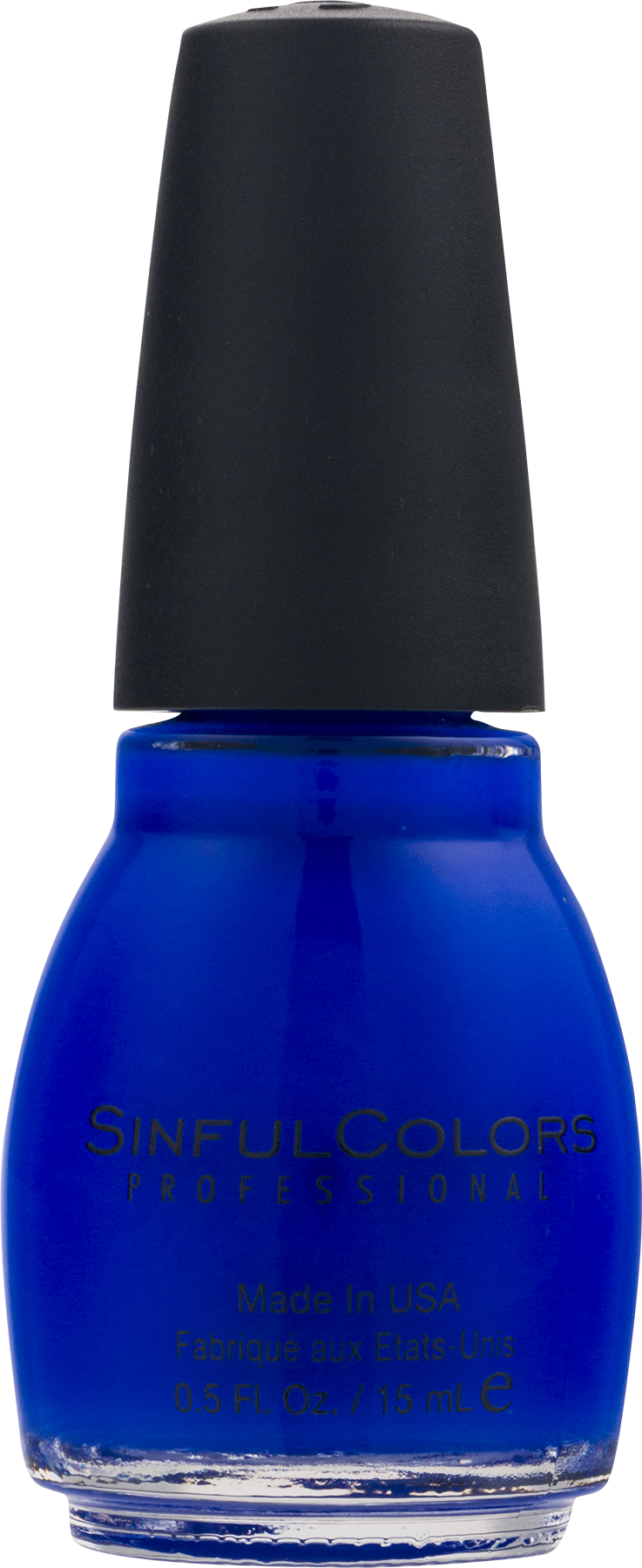 Blue Nail Polish Bottle Clipart (737x1800), Png Download