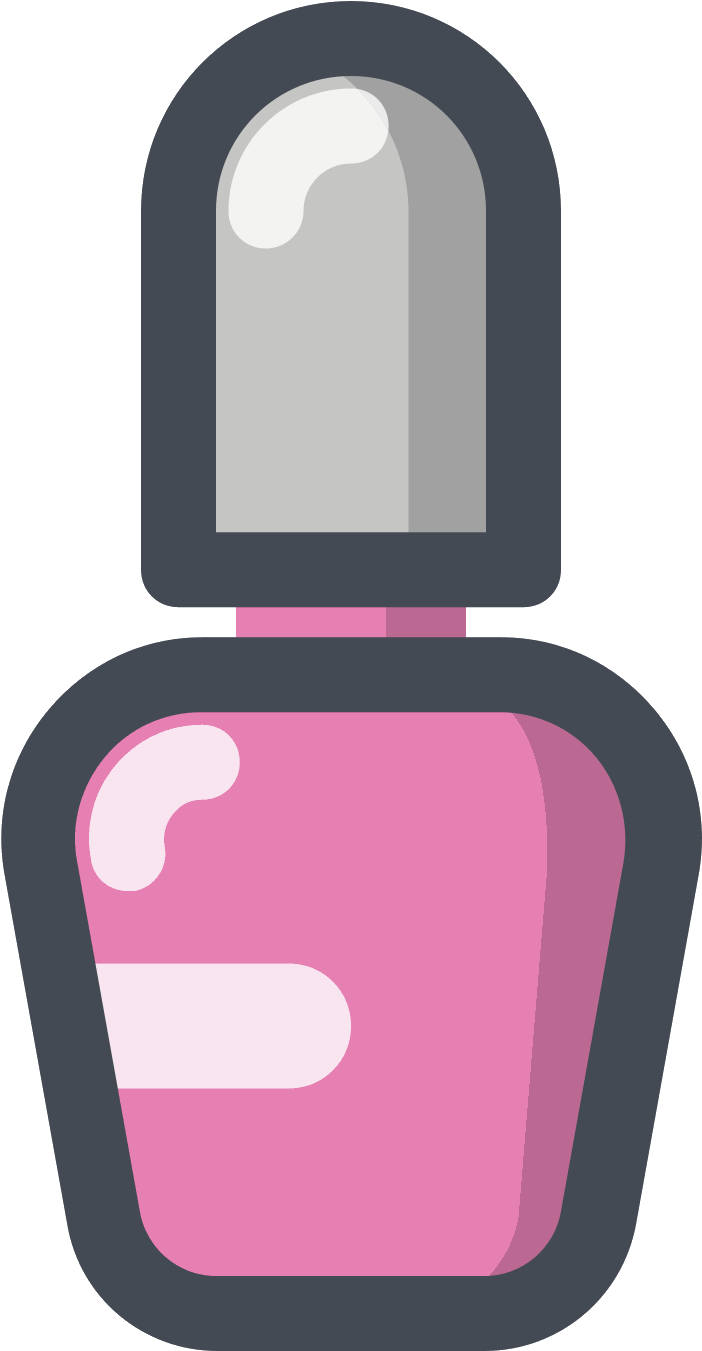 Drip Vector Nail Polish - Nail Polish Icon Png Clipart (1600x1600), Png Download