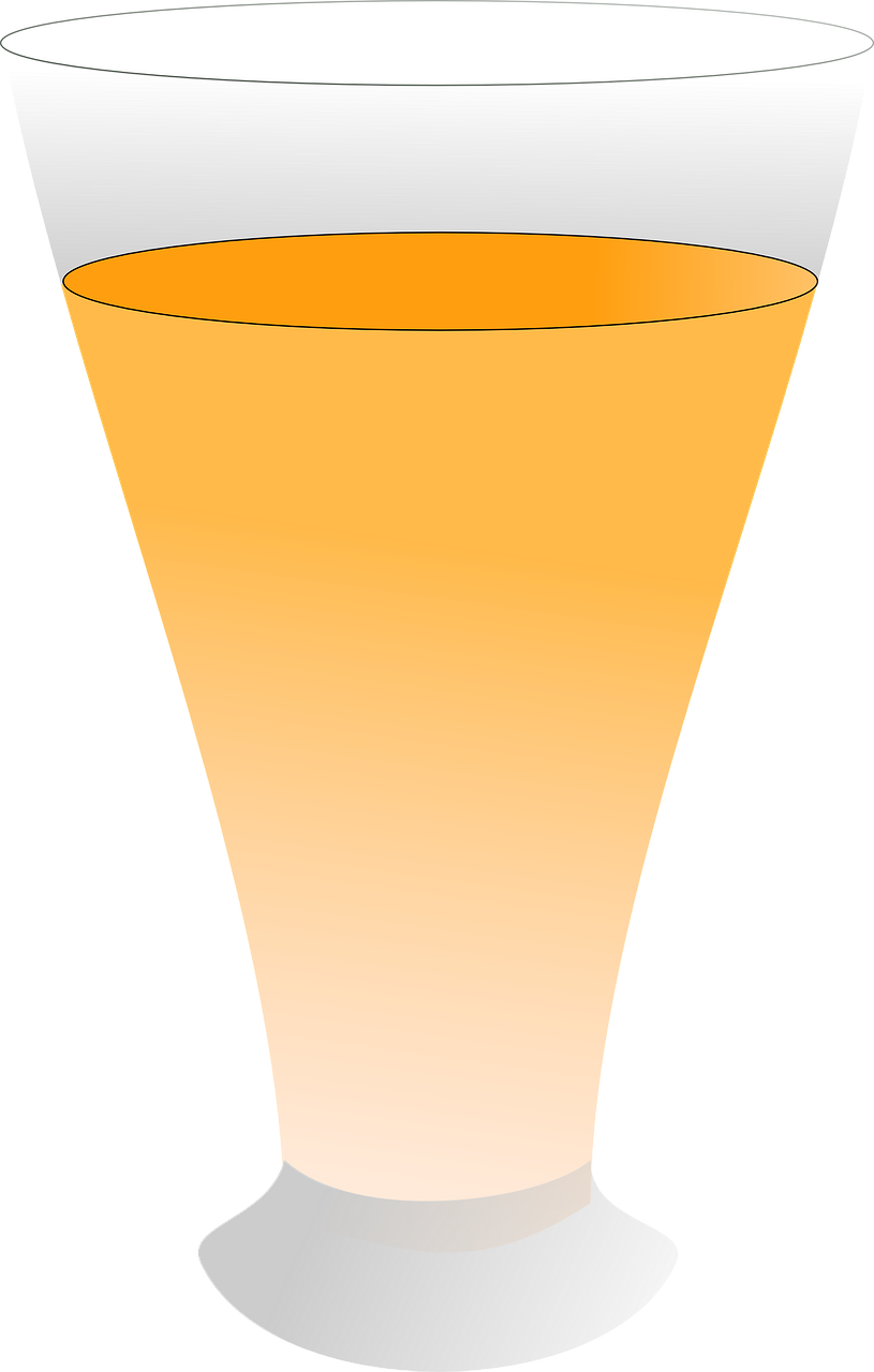 Glass Orange Juice Drink Juice Png Image - Verre Jus D Orange Png Clipart (815x1280), Png Download