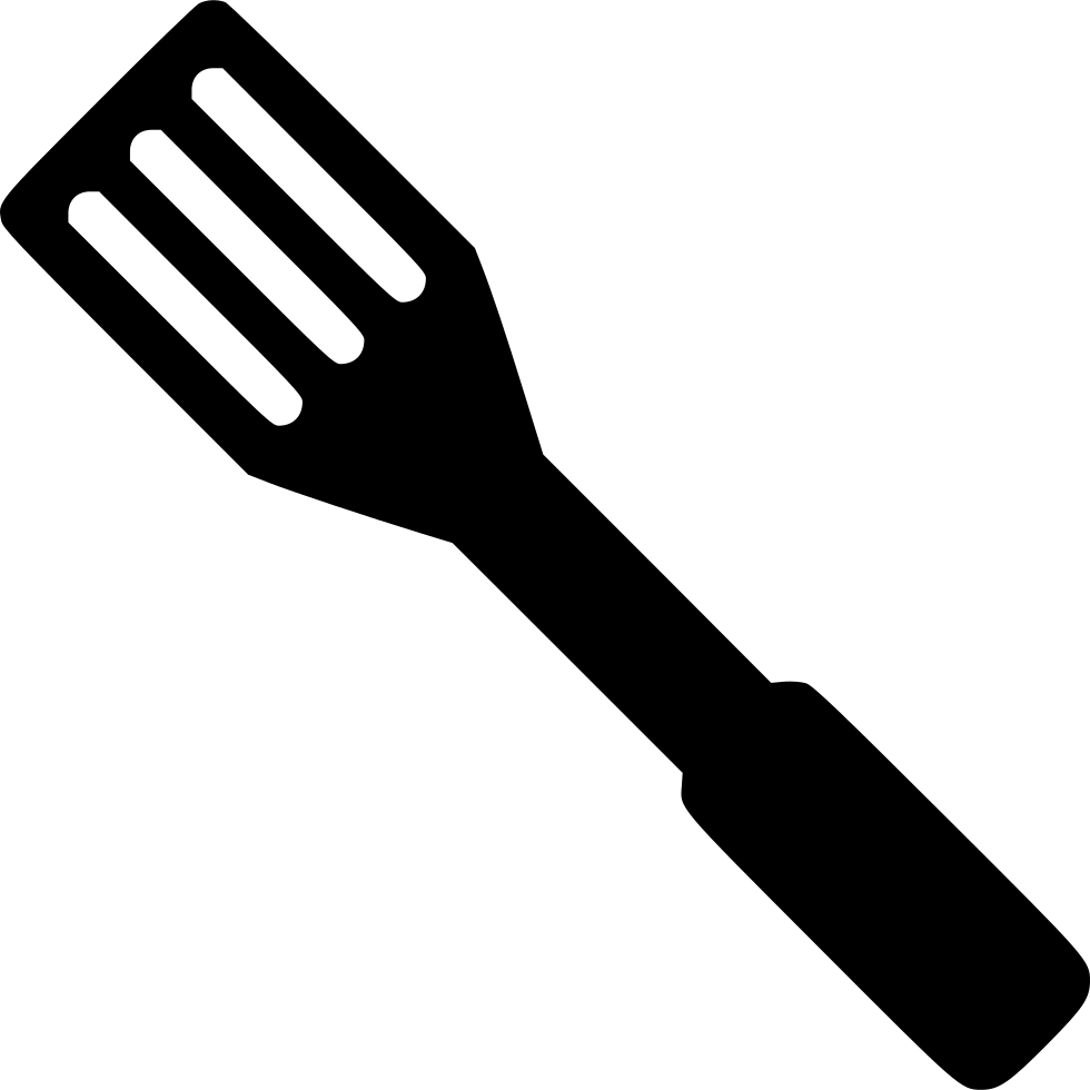 Spatula Svg Cooking - Kitchen Knife Clipart White - Png Download (980x980), Png Download