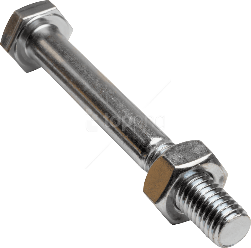 Free Png Download Screw Png Images Background Png Images - Long Screw And Nut Clipart (850x839), Png Download