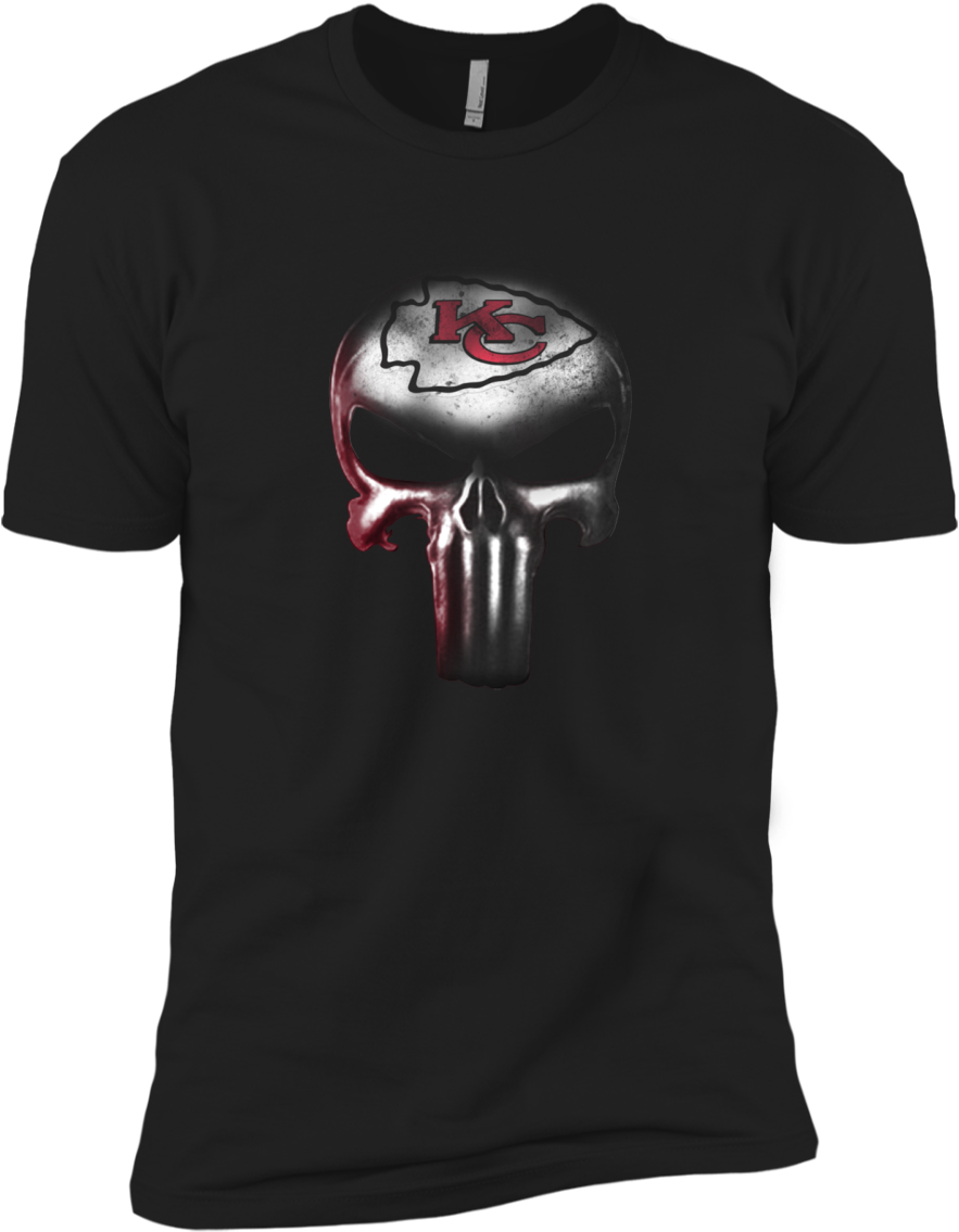 Shop The Punisher Skull T Shirts For Kansas City Chiefs - Teen Suicide Band Merch Clipart (1155x1155), Png Download
