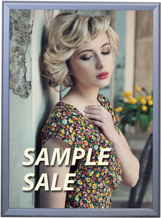 30" X 40" Aluminum Poster Frame Silver - Tumhe Online Dekh Kar Shayari Clipart (1000x1000), Png Download