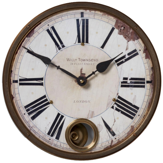 Clock Face - Clock Black And White Clipart (728x942), Png Download