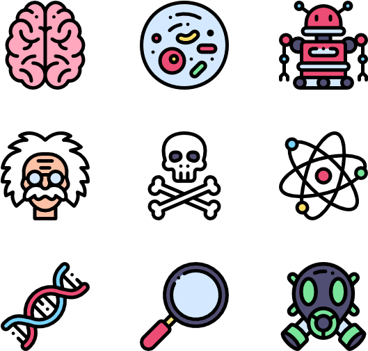 Chemistry Clip Scientist Tool - Fighters Icon - Png Download (600x564), Png Download