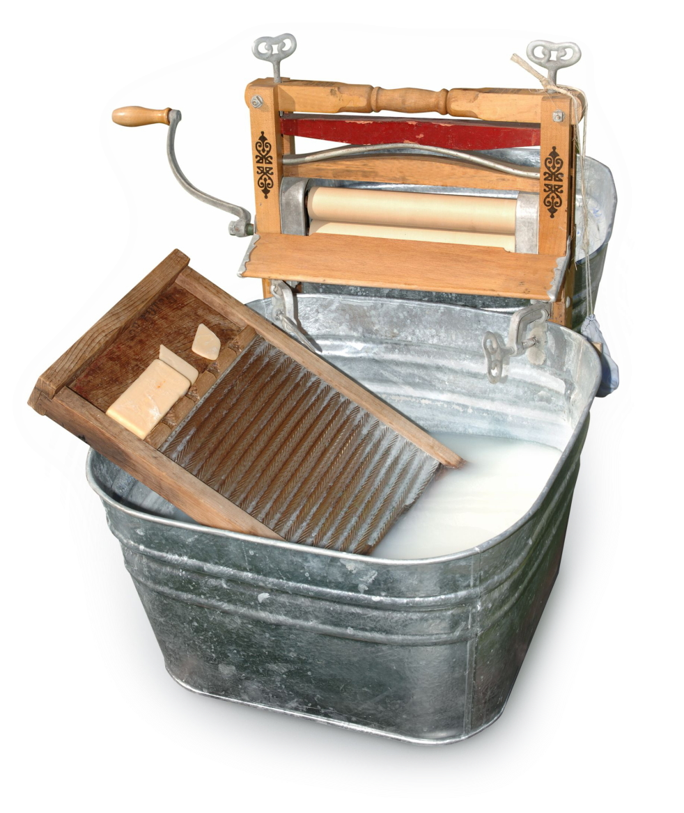 Washboard-resize - Did People Use Before Washing Machines Clipart (1024x1167), Png Download