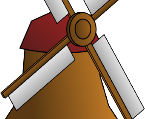 Windmill Clipart Green - Windmill Clipart - Png Download (640x480), Png Download