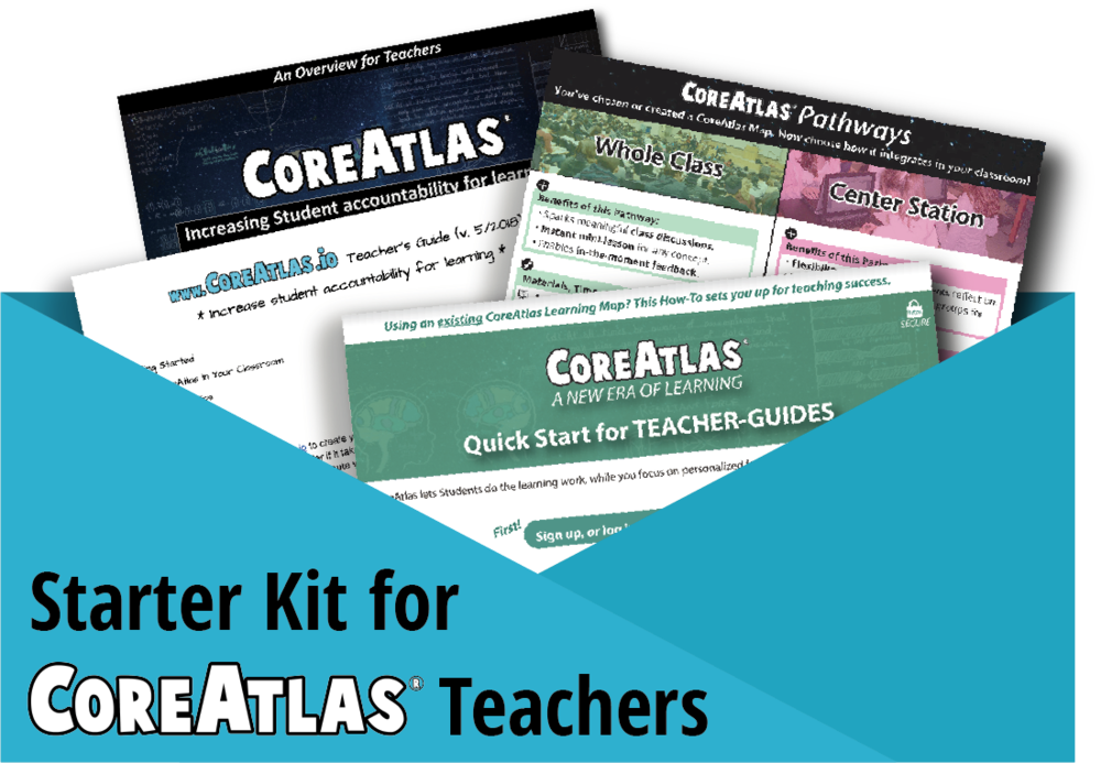 Starter Kit For Coreatlas Teachers Blue Button Clipart (1000x693), Png Download