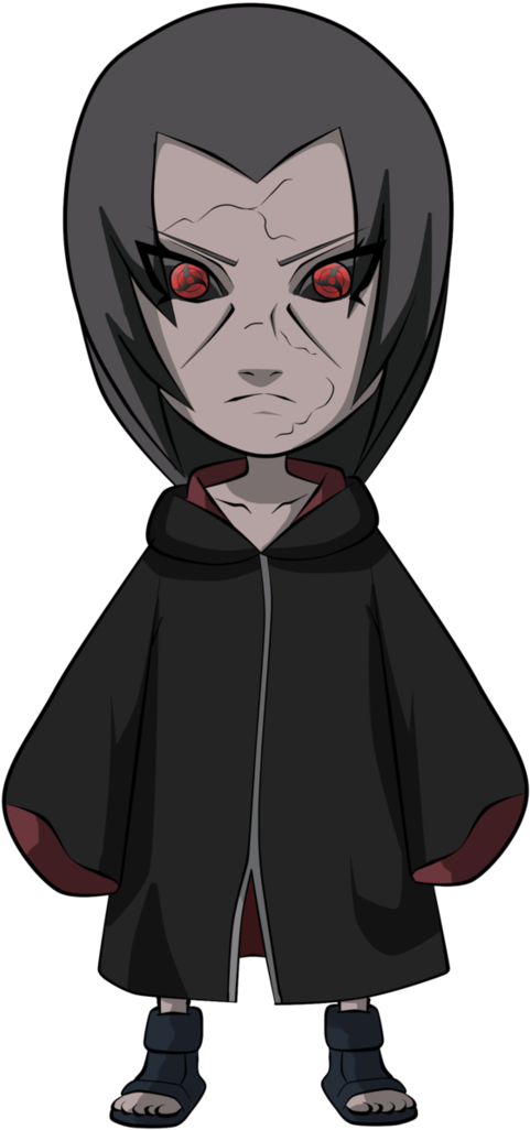 Chibi Itachi By Tazawa - Nagato Itachi Sasori Deidara Kakuzu Edo Tensei Clipart (481x1026), Png Download