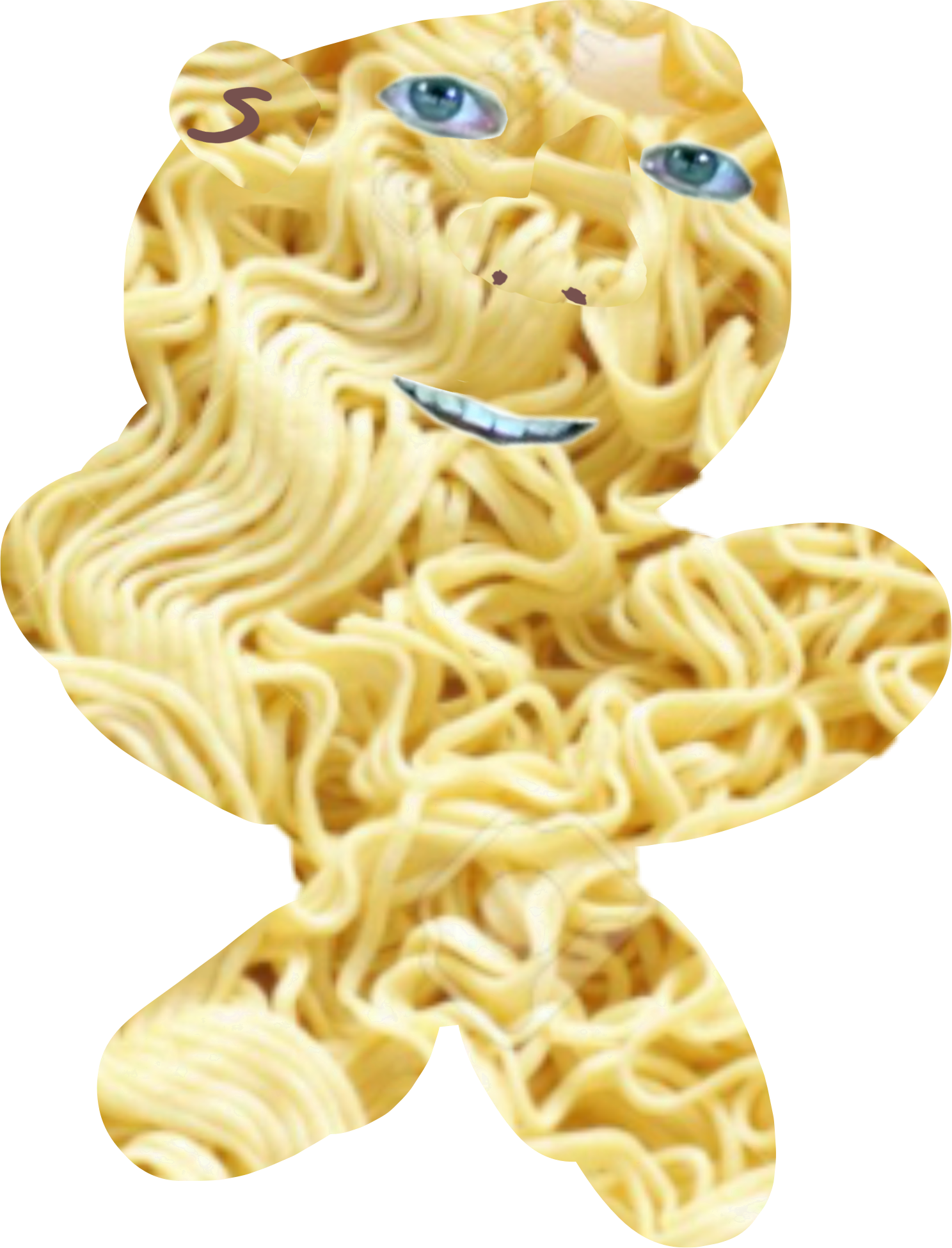 Ramen Man Meme Sticker Profmanzano Png Ramen Noodles - Instant Noodles Clipart (1488x1951), Png Download
