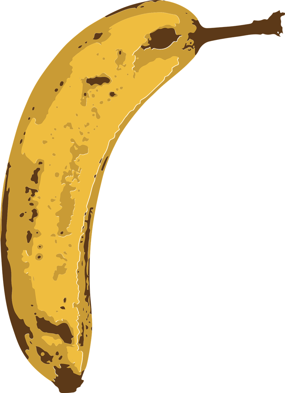 Banana Clipart (930x1280), Png Download