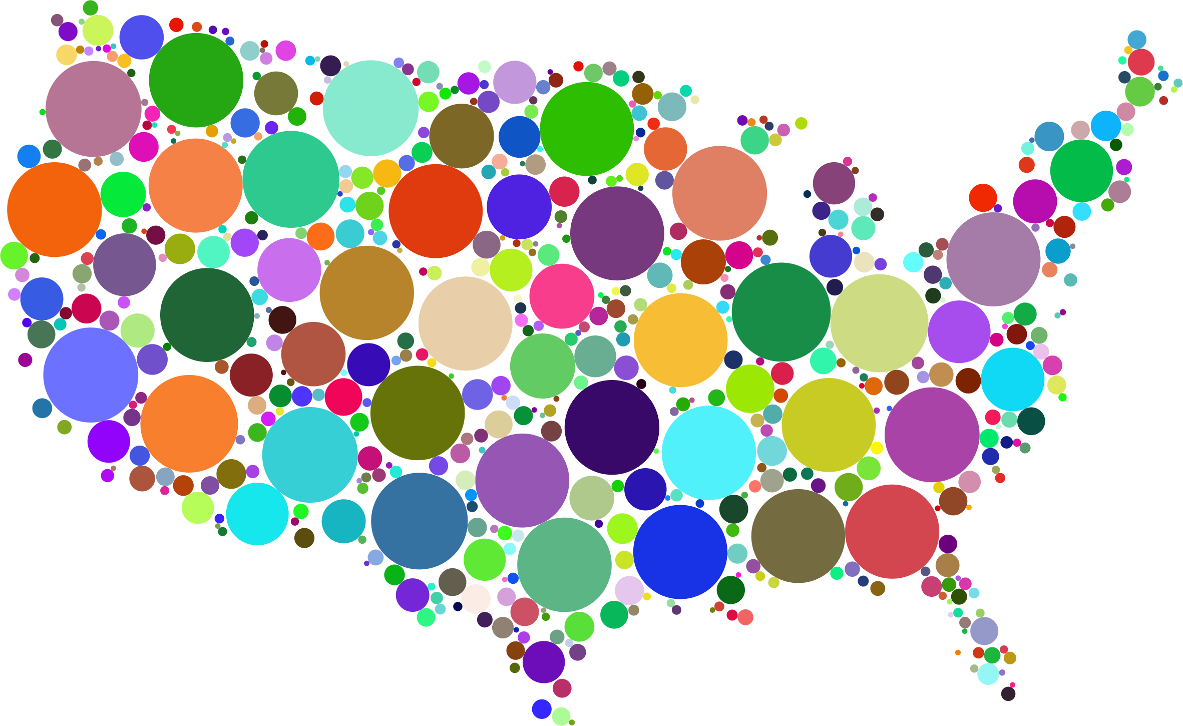 This Free Icons Png Design Of Prismatic United States - Circle Clipart (2363x1450), Png Download