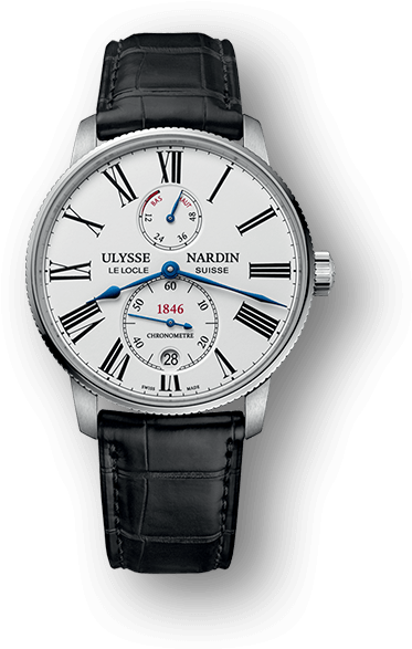 An Icon On Your Wrist - Ulysse Nardin Marine Chronometer Torpilleur 1182 310 Clipart (640x700), Png Download