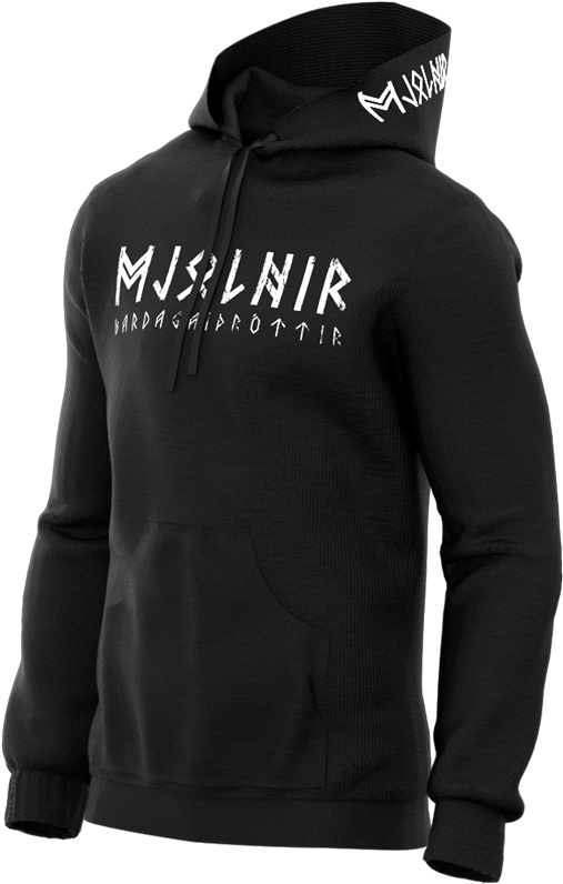 Mjölnir Hoodie - Hoodie Clipart (645x835), Png Download