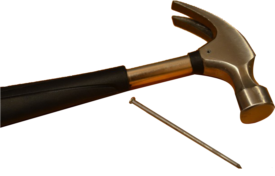 Hammer And Nails Png Clipart (1016x672), Png Download
