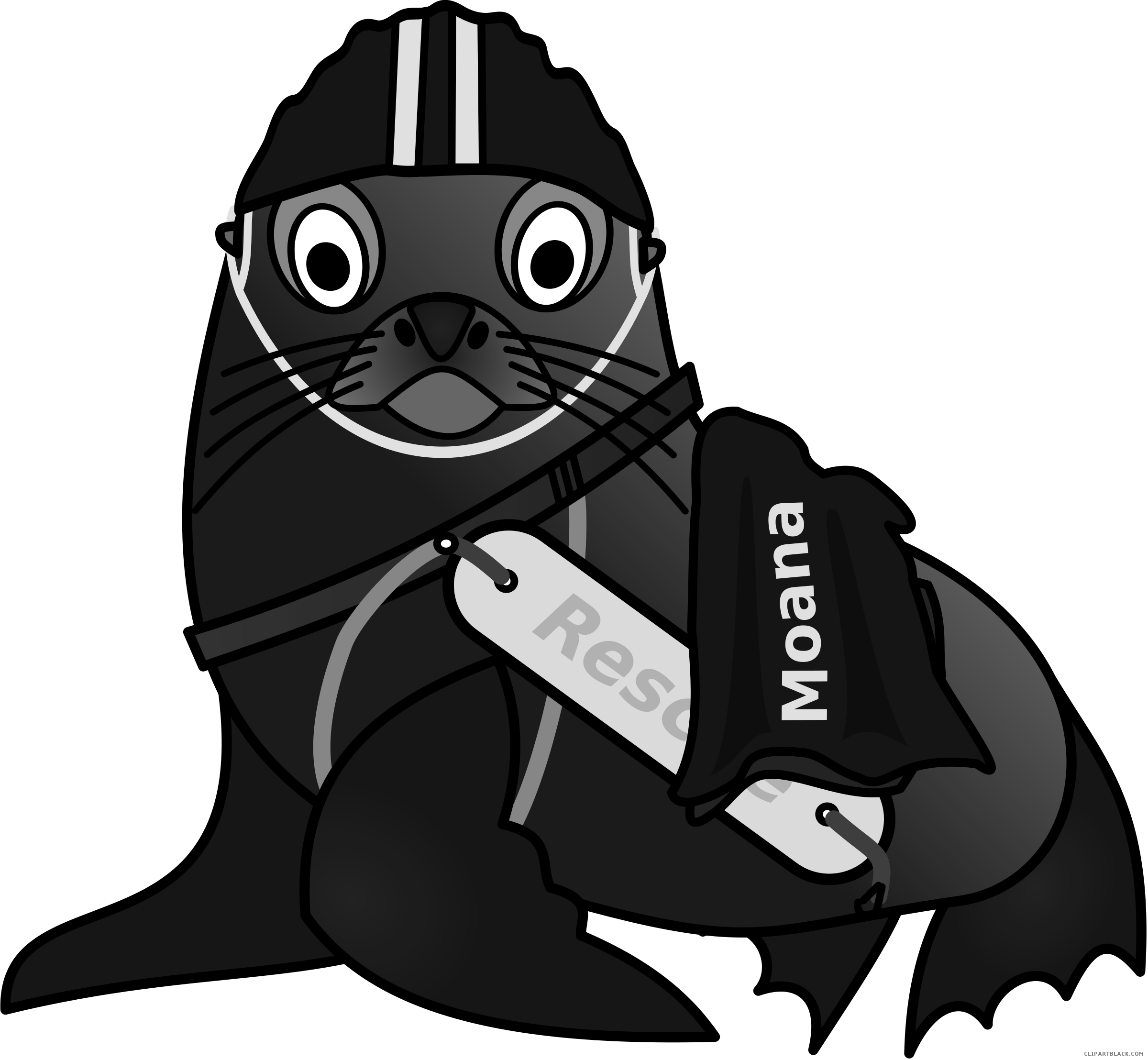 And White - Cartoon Clipart (2400x2216), Png Download