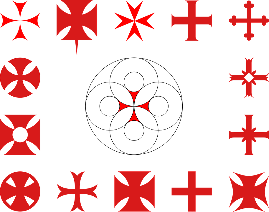 Does The Ancient Templar Cross Contain Codes That Support - Templar Cross Clipart (913x720), Png Download