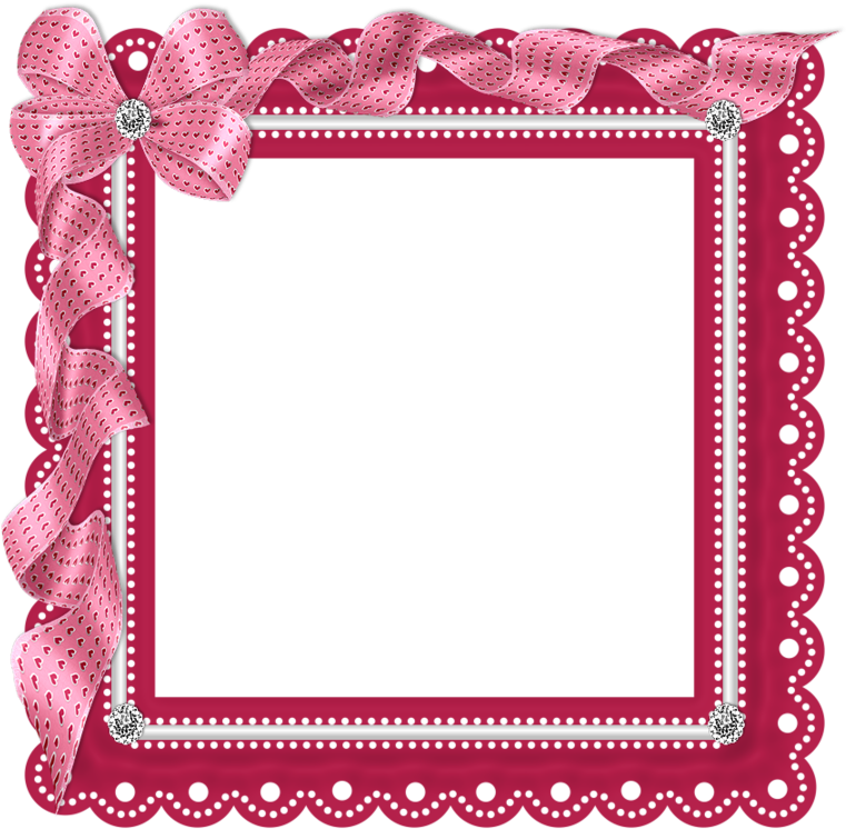 Light Pink Frame Png - Dark Pink Pink Frame Clipart (900x900), Png Download
