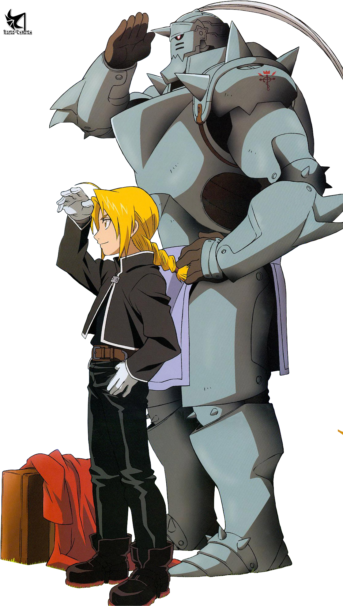 Older Sibling Edward Elric - Full Metal Alchemist Clipart (1152x1992), Png Download
