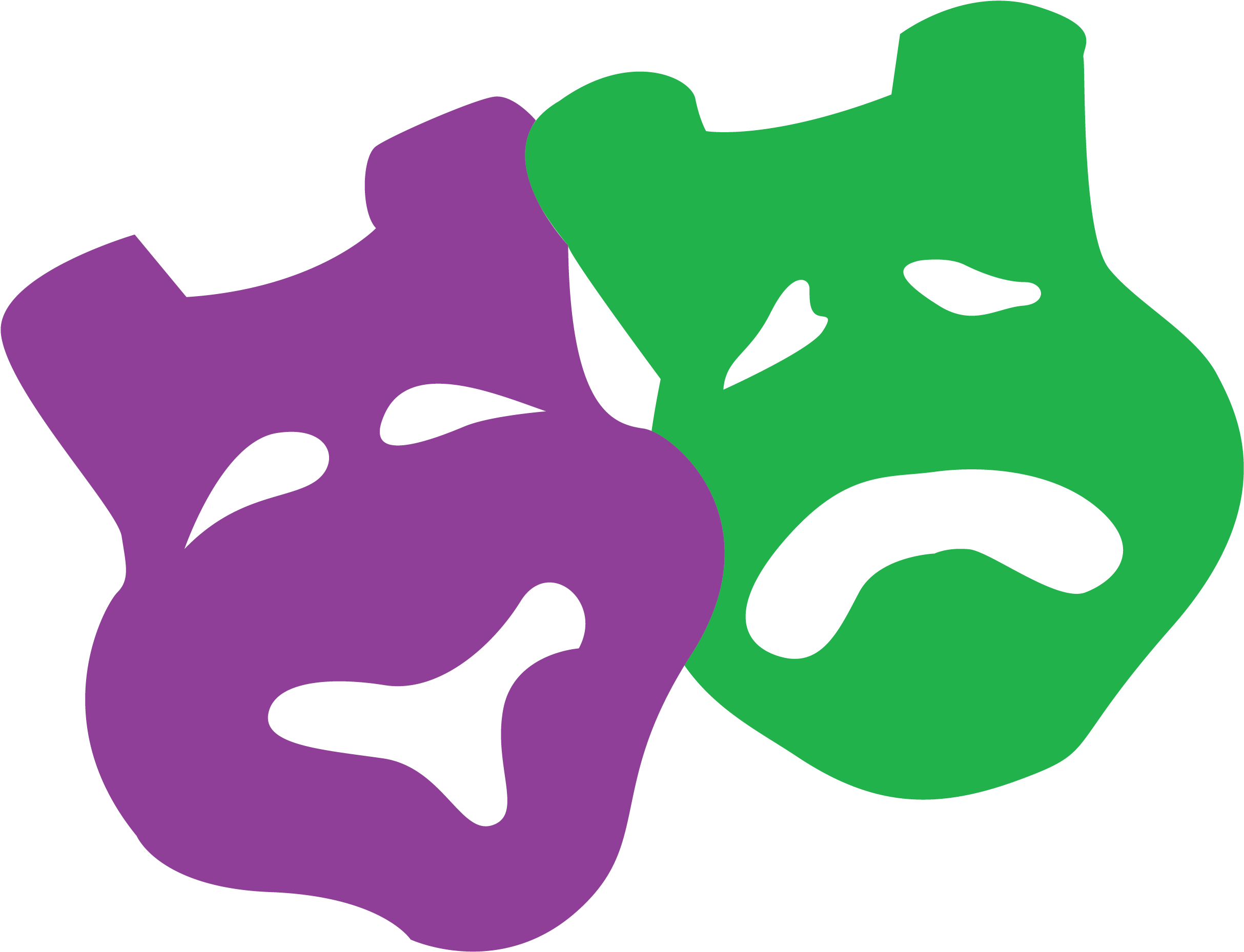 Mardi Gras - Mardi Gras Mask Logo Clipart (2550x3300), Png Download