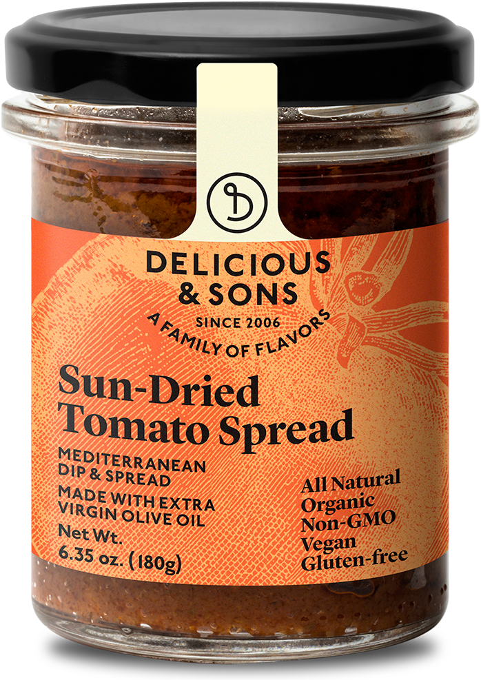 Organic Saffron & Orange Aioli Delicious & Sons Sundried Tomato Clipart Large Size Png