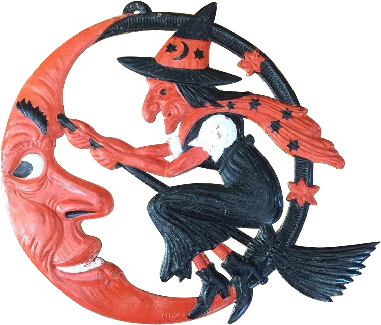 Scary Orange Devil & Pitchfork German Cardboard Die - Illustration Clipart (748x748), Png Download