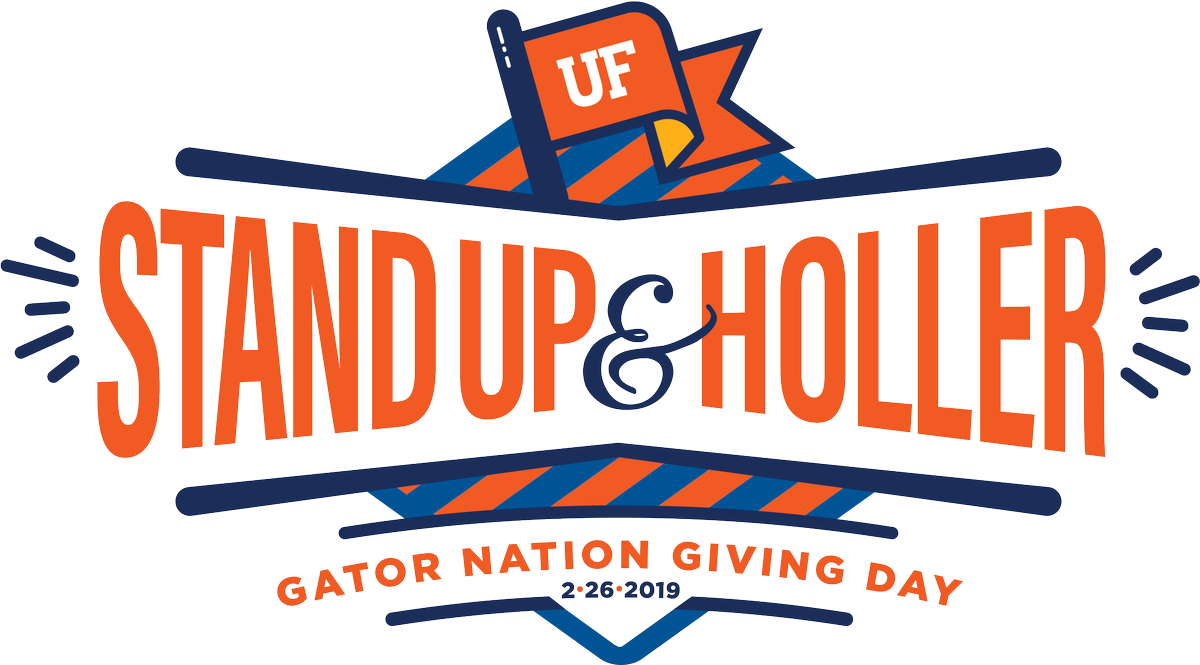 It's Gator Nation Giving Day And Your Gift Through - Uf Stand Up And Holler Clipart (1200x665), Png Download