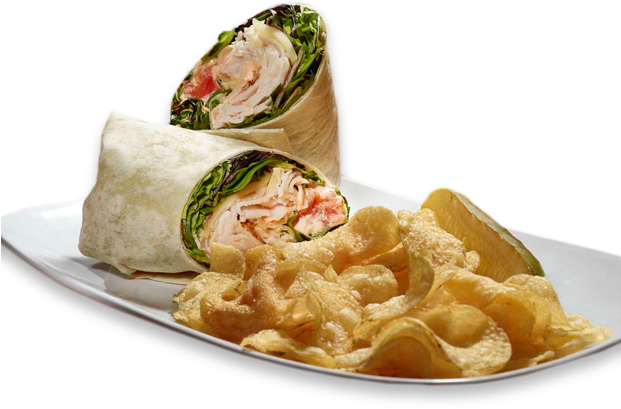 Wrap - Sandwich Wrap Clipart (620x638), Png Download