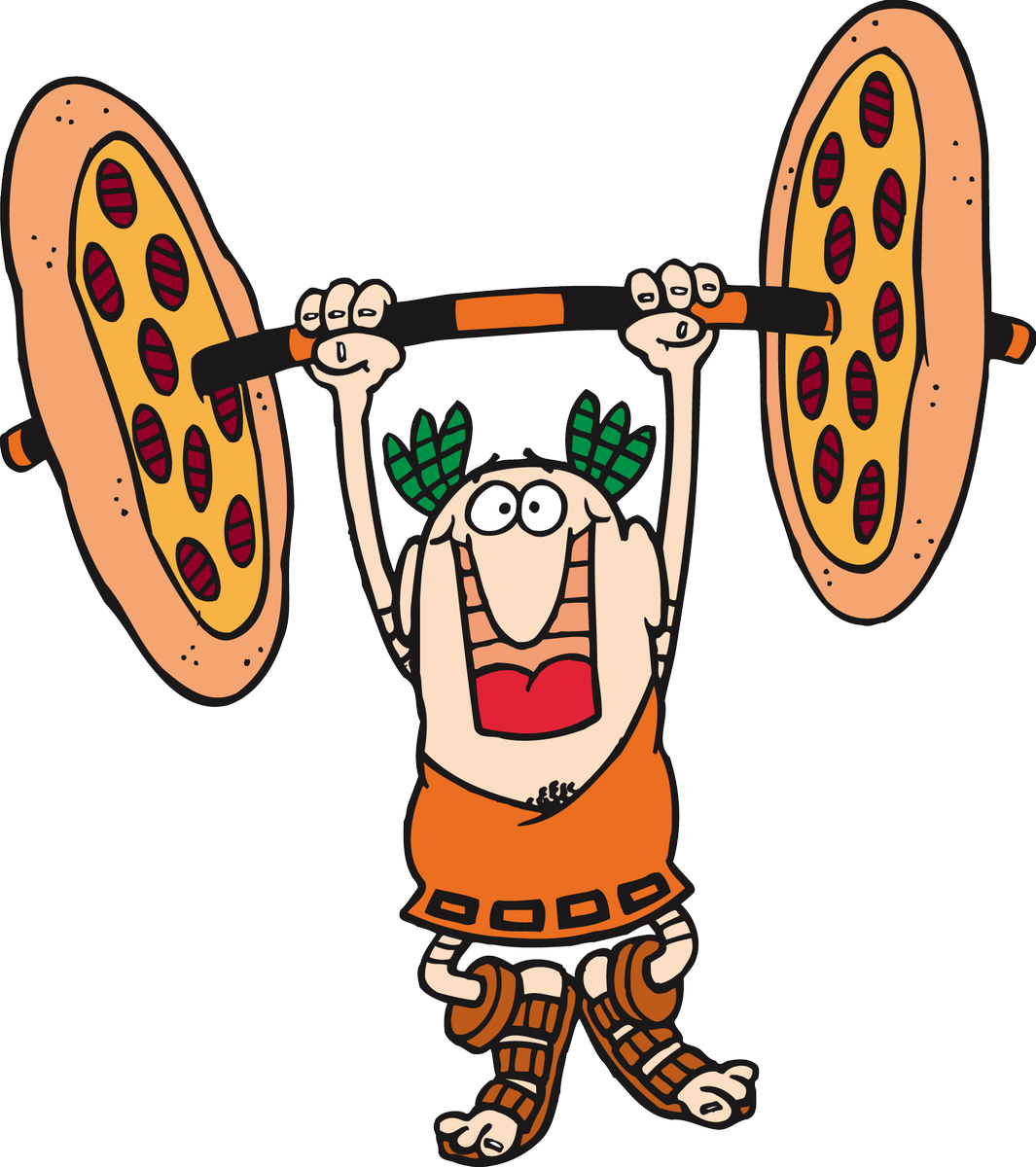 Caesars Adv Alex - Little Caesars Mascot Transparent Clipart (1065x1200), Png Download