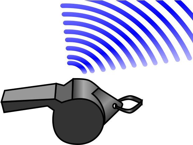 Metal Whistle Long Whistling - Whistle Clipart (640x480), Png Download