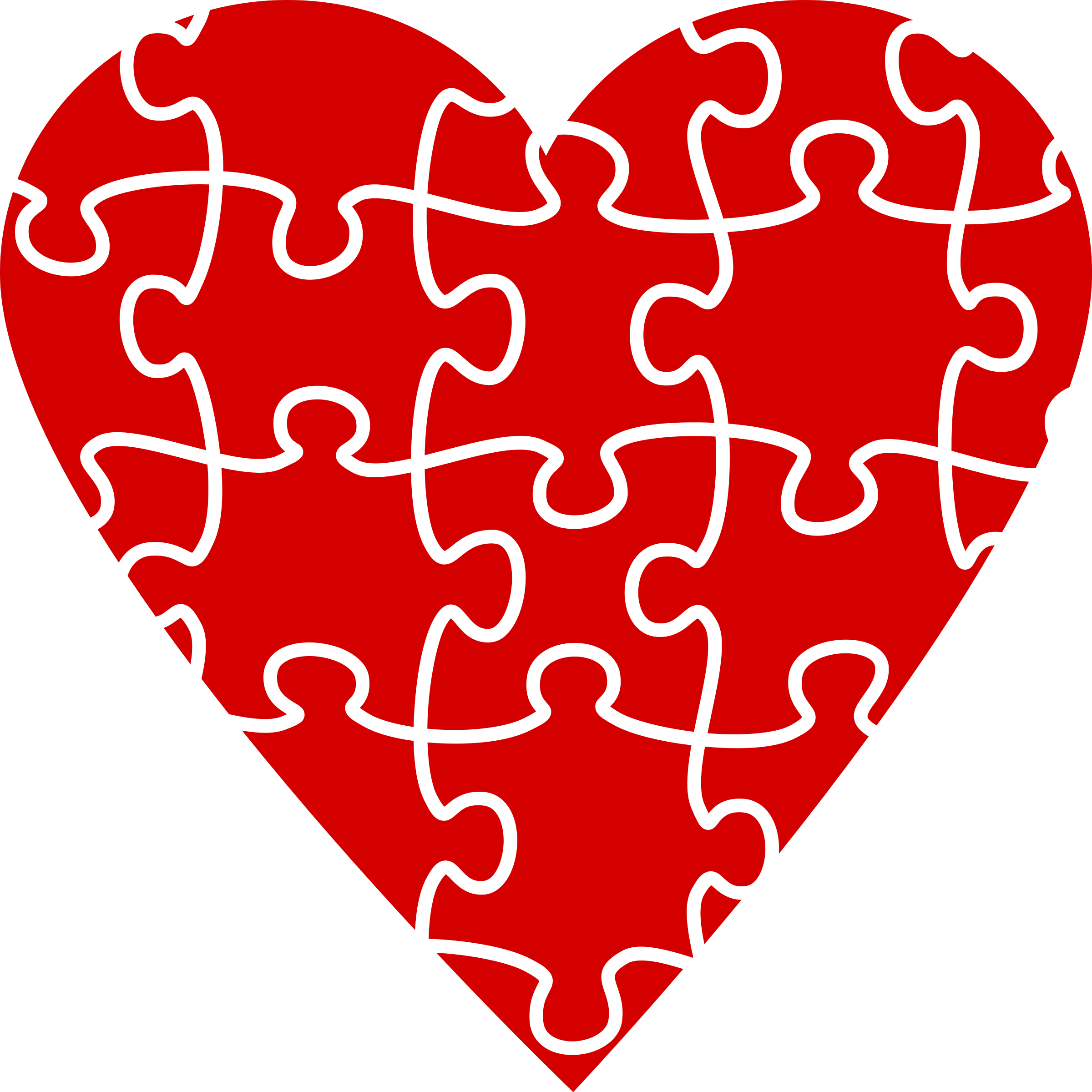 Guarantee Clipart Heart - Jigsaw Puzzle - Png Download (2400x2400), Png Download