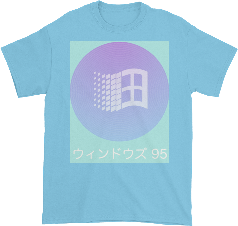 Windows 95 T Shirt - T-shirt Clipart (1000x1000), Png Download